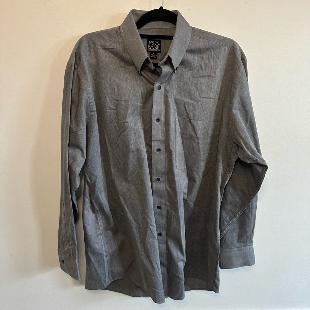 Jos. A. Bank Charcoal Button Down Shirt